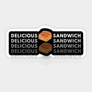 delicious sandwich Sticker